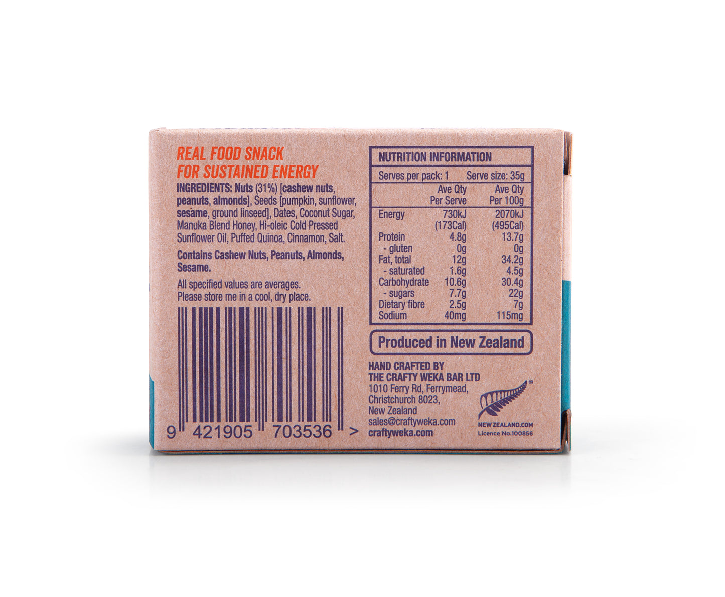 12x Bite Size Mixed Flavour Gluten Free Snack Bars