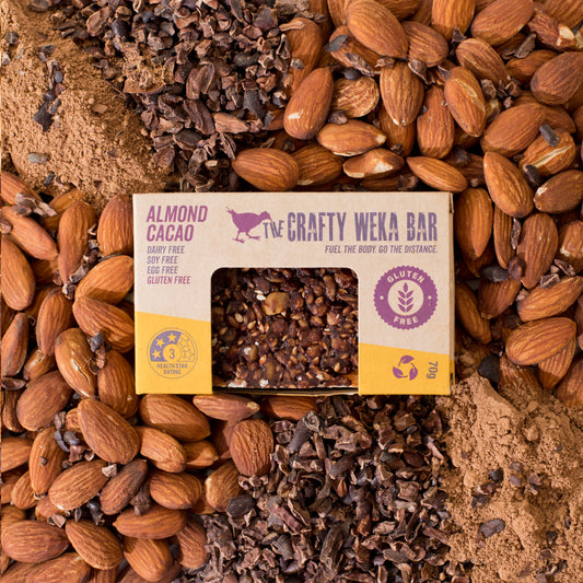 12x Almond and Cacao Flavour Gluten Free Snack Bars
