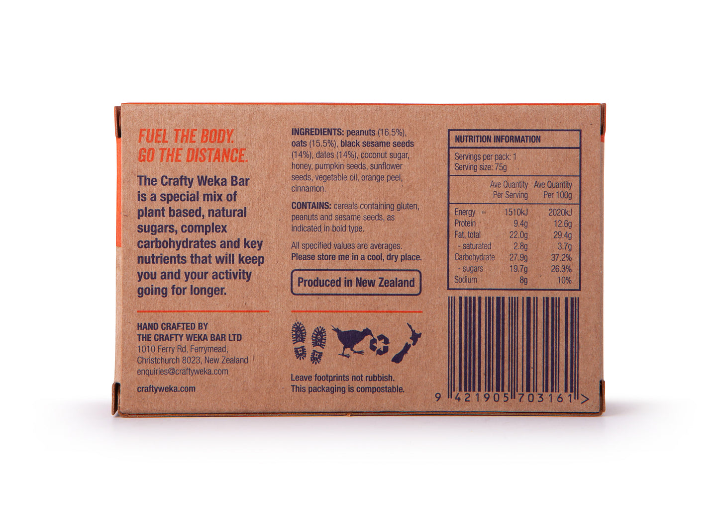 12x Date and Orange Snack Bars